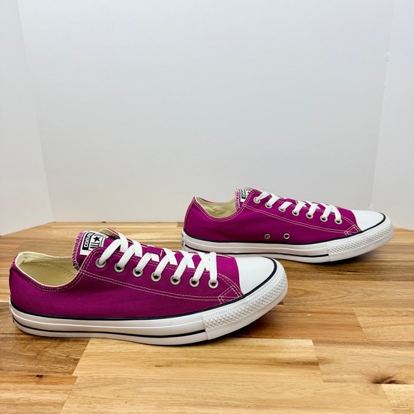 Converse Chuck Taylor All Star Low Top Fuchsia Pink Mens 13 Womens 15 - Picture 6 of 9